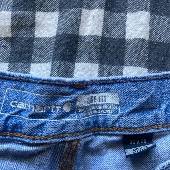 Carhartt Men's Blue Jeans - Picture 5 of 6